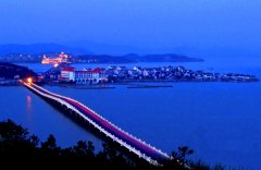 太湖大桥与桥岛风光